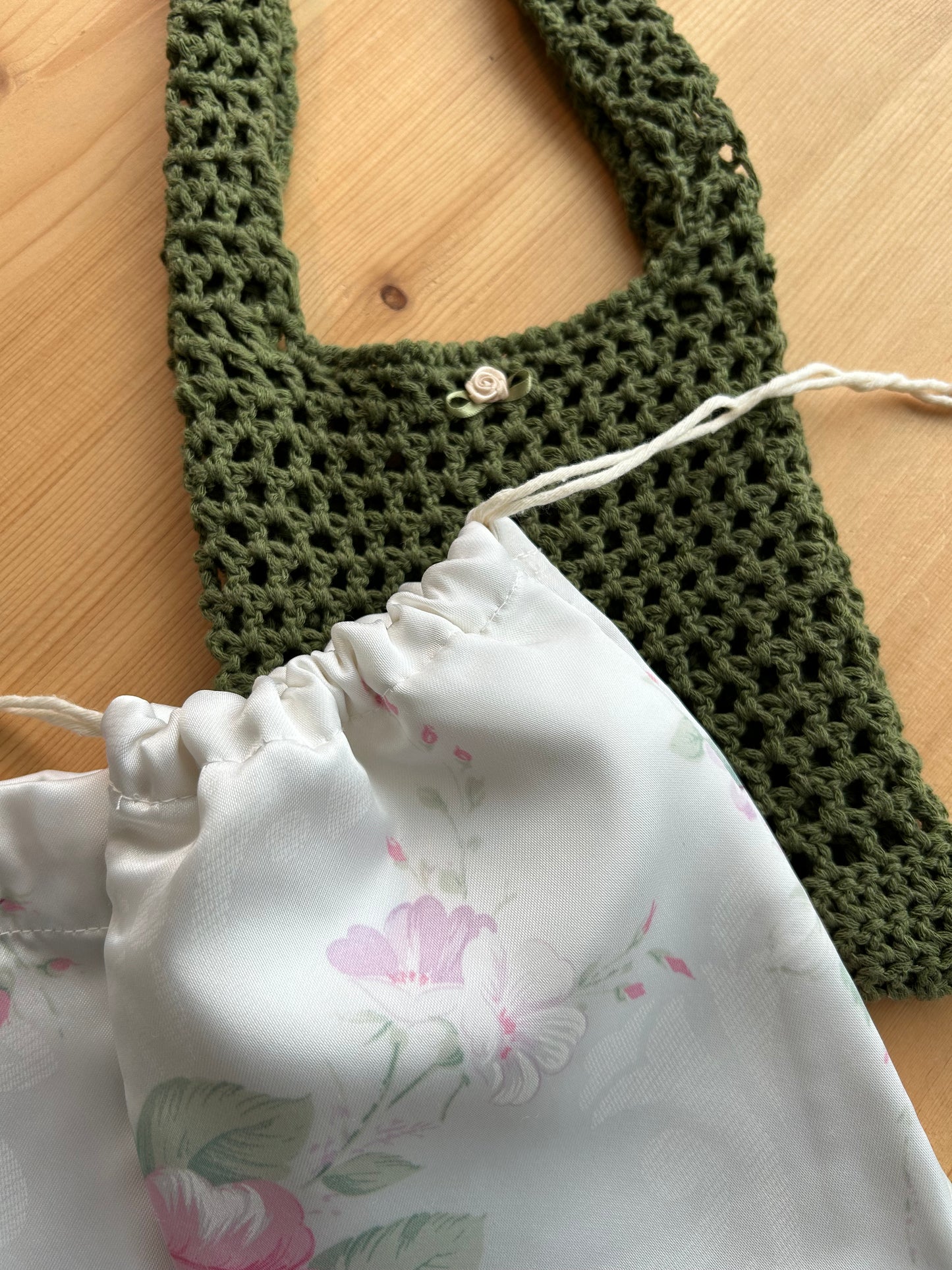 Fundas de raso para bolsos